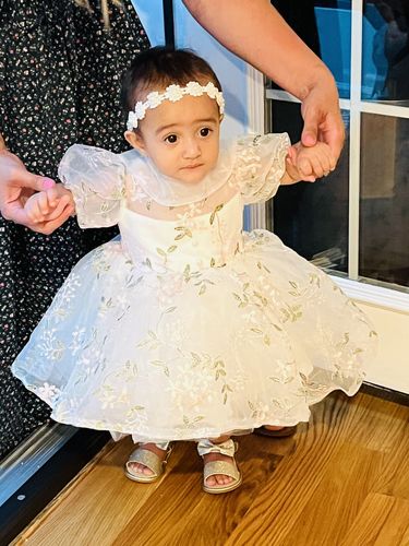 Customer photo review of Sweet Flower Fluffy Princess Dress