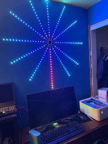 Customer photo review of Smart Firework LED Lights #Buy 2 Get 1 FREE Today