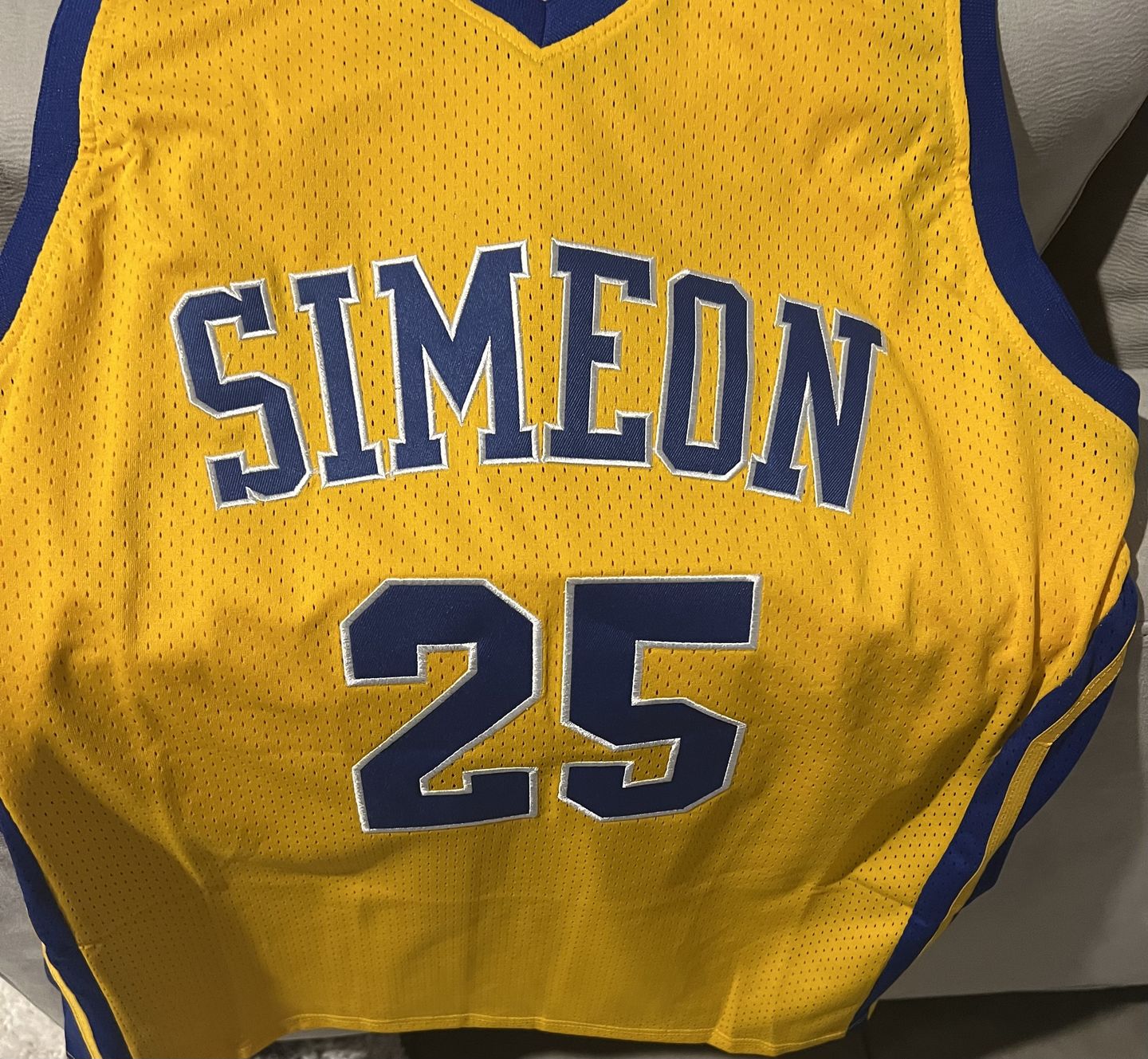 Customer photo review of Derrick Rose Simeon High School Jersey