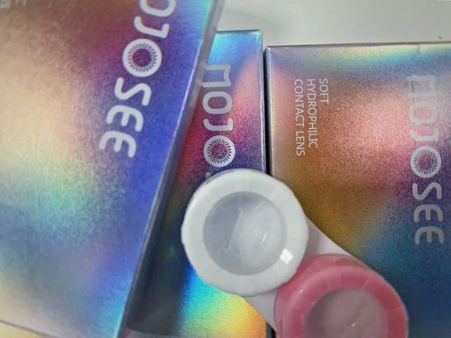 Customer photo review of Into The Metaverse X-Orange Flare-b Colored Contact Lenses