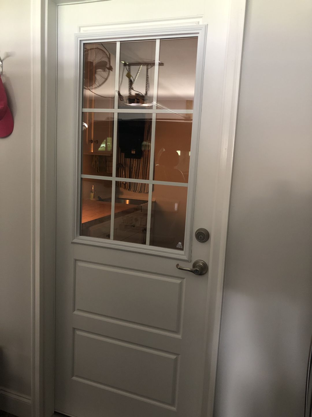 Customer photo review of Grills Between Glass 9 Lite Glass and Frame Kit (Half Lite 24" x 38" Frame Size)