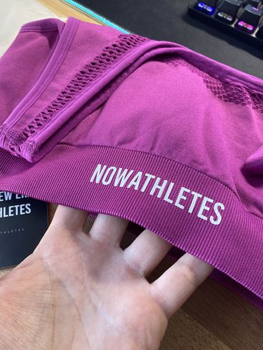 Customer photo review of Wave Compression Sport Bra - Pink