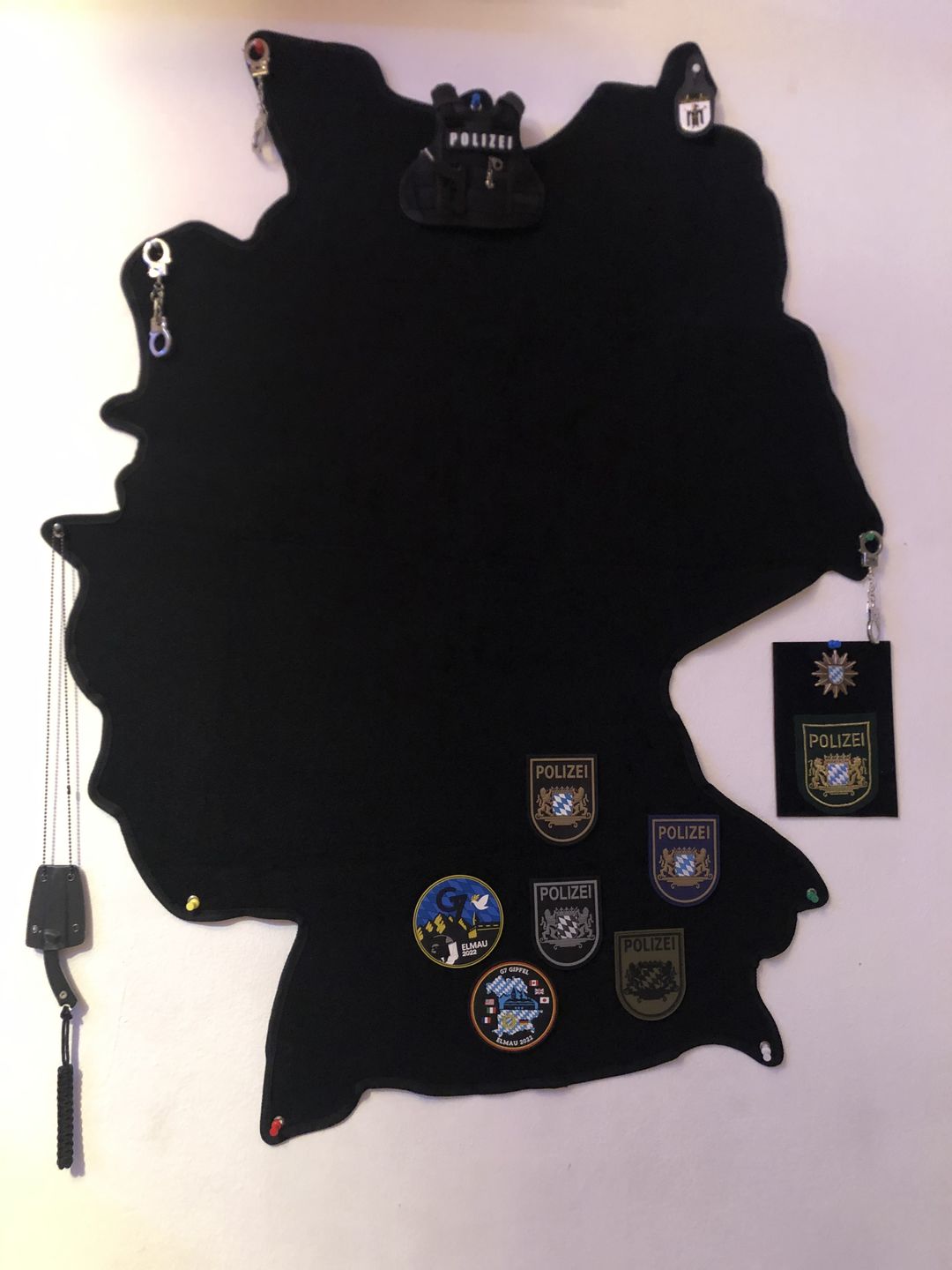 Customer photo review of Deutschland Patch-Klettmatte