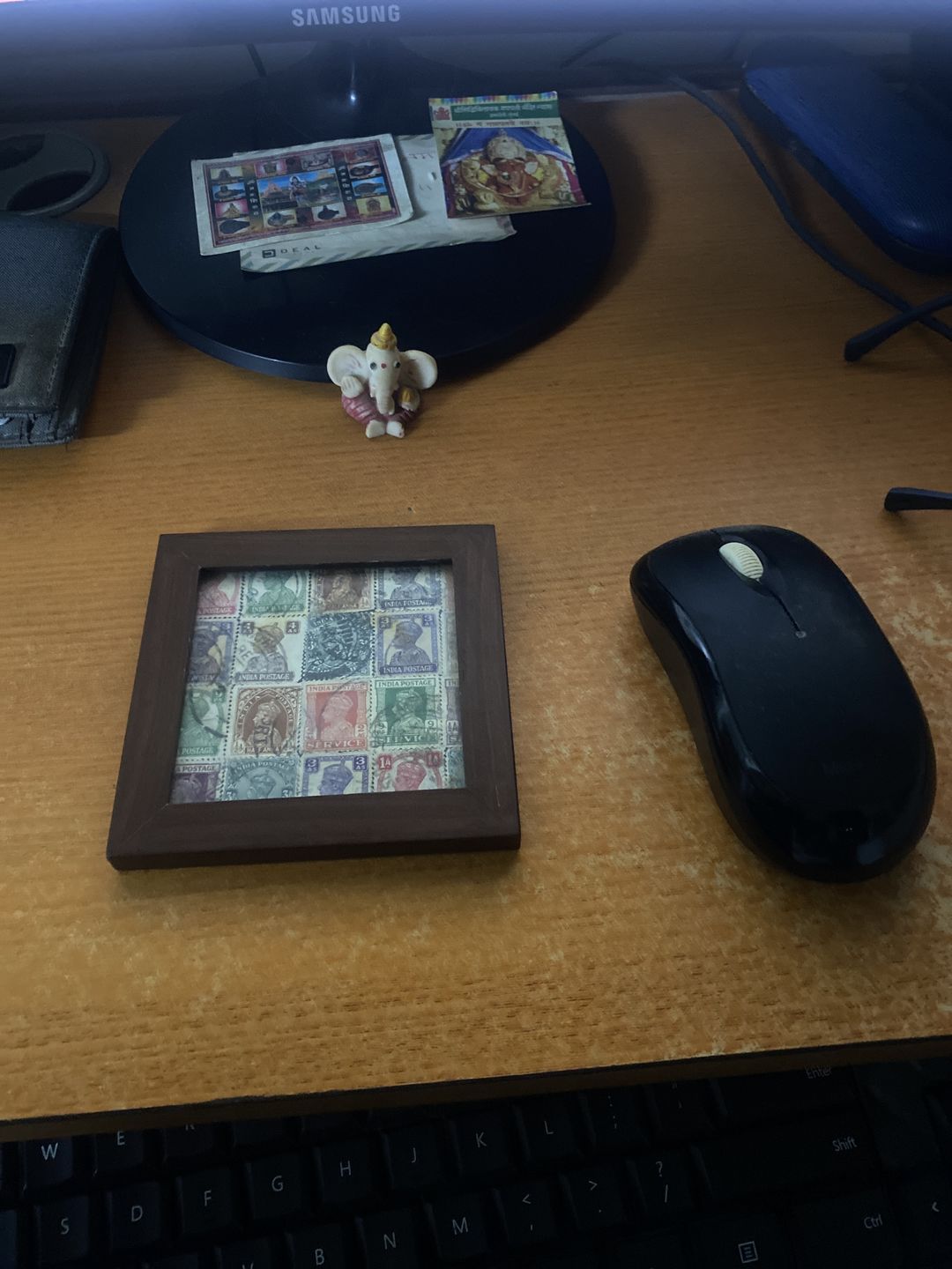 Customer photo review of Teak Wood Serving Tray - British Stamp