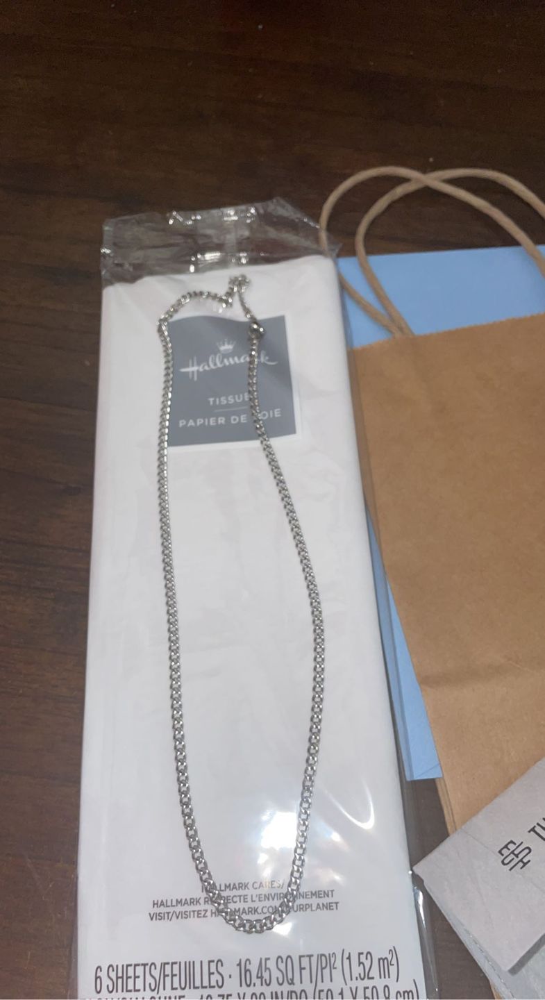 Customer photo review of 3.5mm Cuban Link Chain