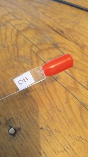 Customer photo review of Gel Rojo 15 ml Fantasy Nails