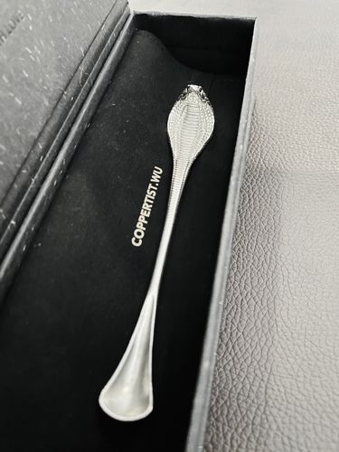 Customer photo review of Silver Cobra Coffee Spoon