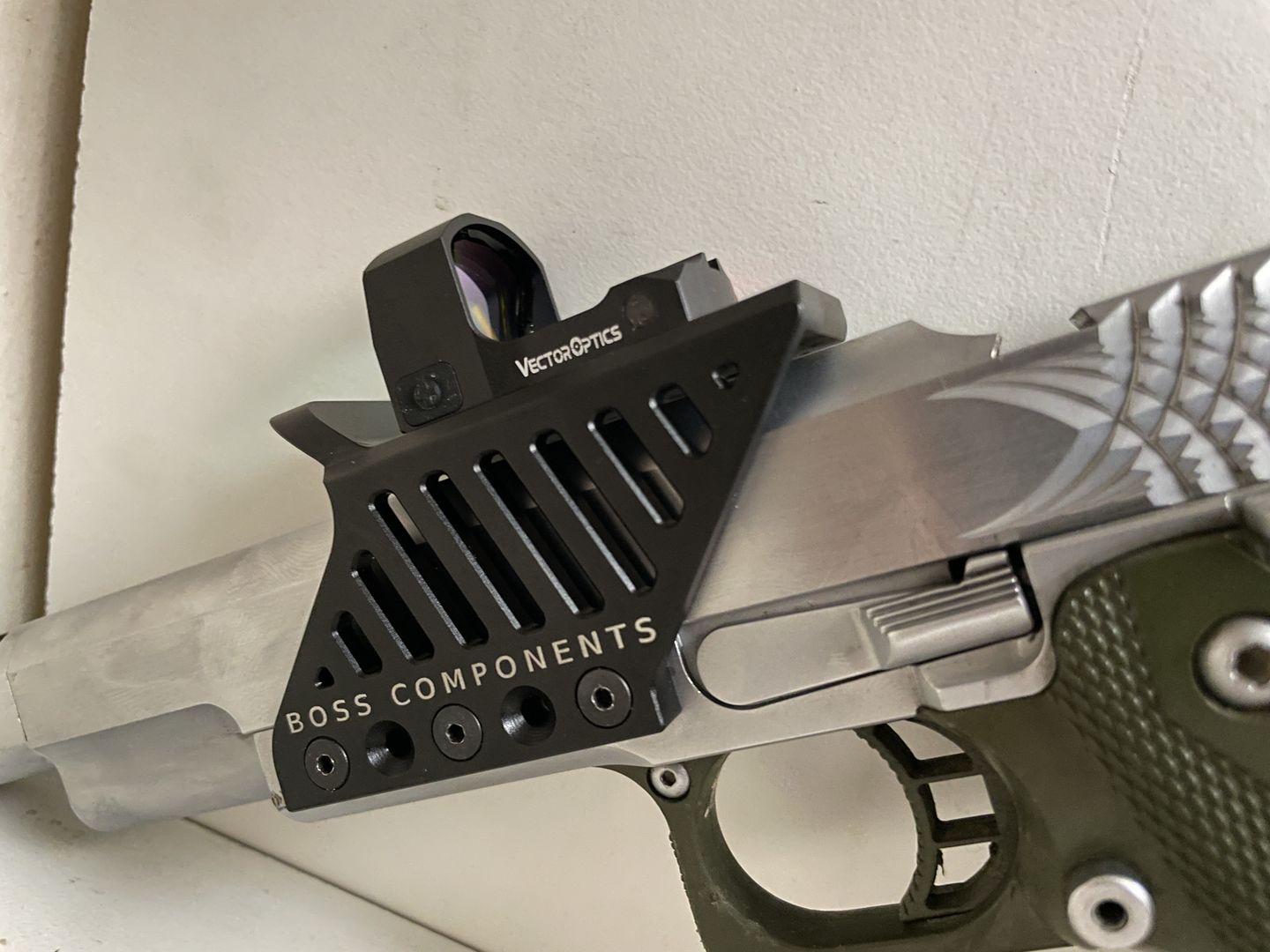 Customer photo review of 1911/STI 2011 Staccato | Red Dot Scope Mount