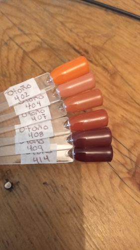 Customer photo review of Gel Gama Nuevo Otoño 6 pzas MUSSA