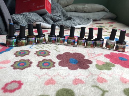 Customer photo review of Tinta de Alcohol 12 pzas MUSSA