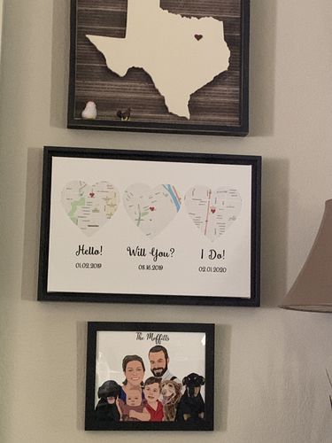 Customer photo review of Custom Fur-mily Portrait