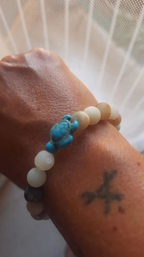 Customer photo review of "Turtle" tracking bracelet