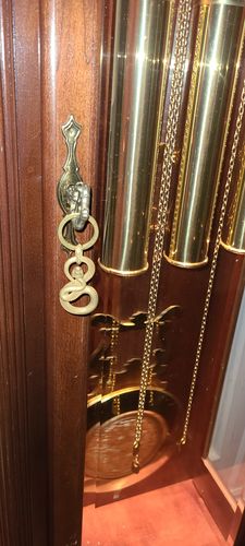 Customer photo review of Brass Snake Keychain