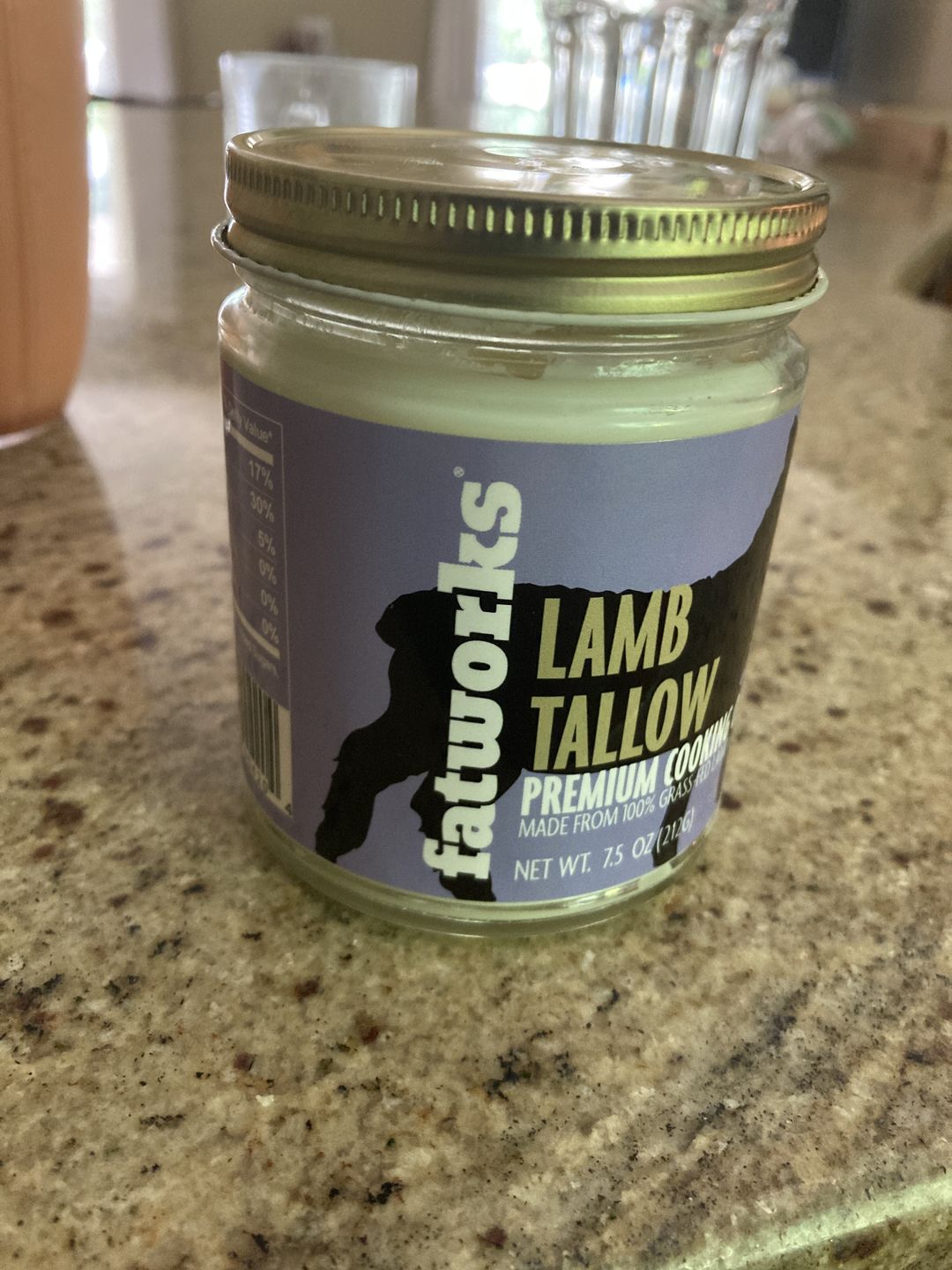 Customer photo review of Grass Fed Lamb Tallow (7.5 oz)