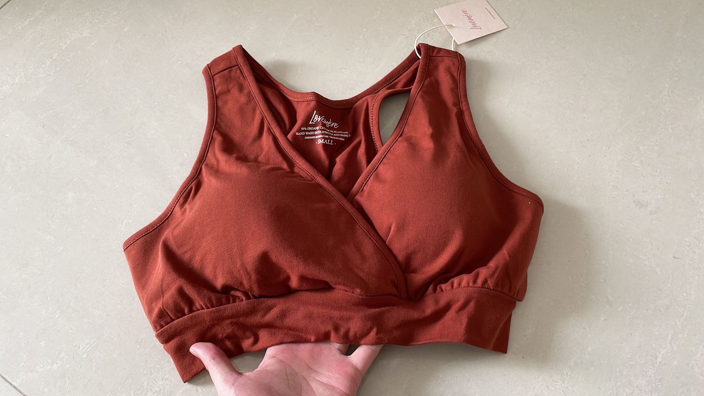 Customer photo review of Chloe Dream Love Organic Bra