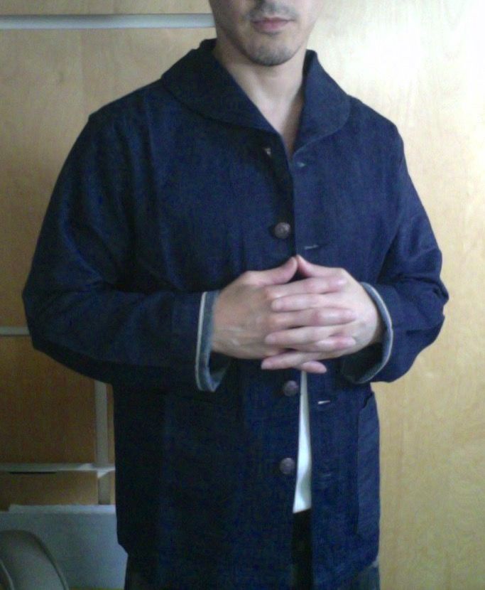 Customer photo review of 1922 USN 2nd Denim Coverall Utility Jacket