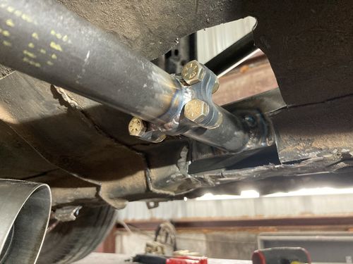 Customer photo review of 4 Bolt Transmission Crossmember Flange