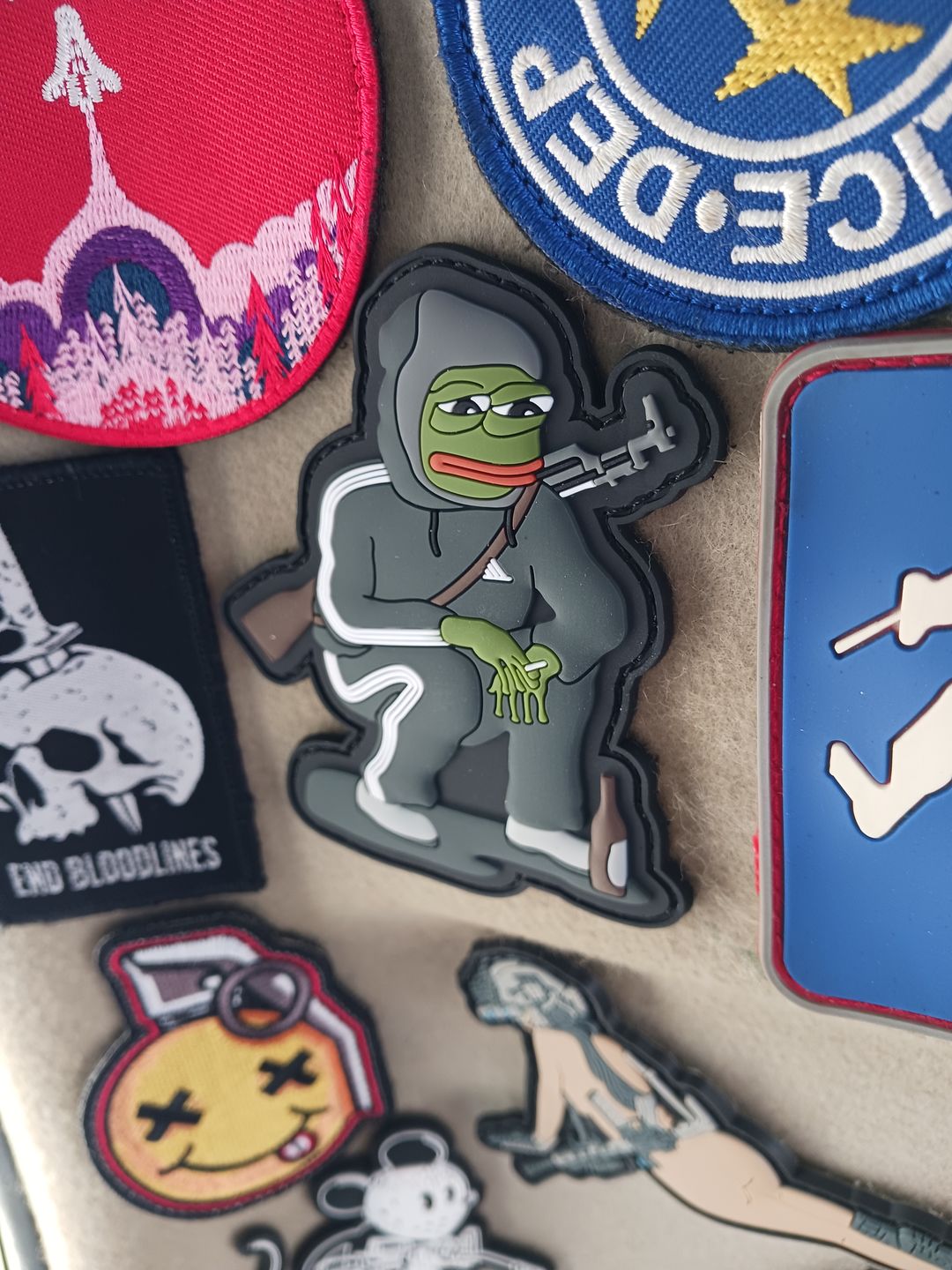 Customer photo review of Strapped Slav Morale Patch