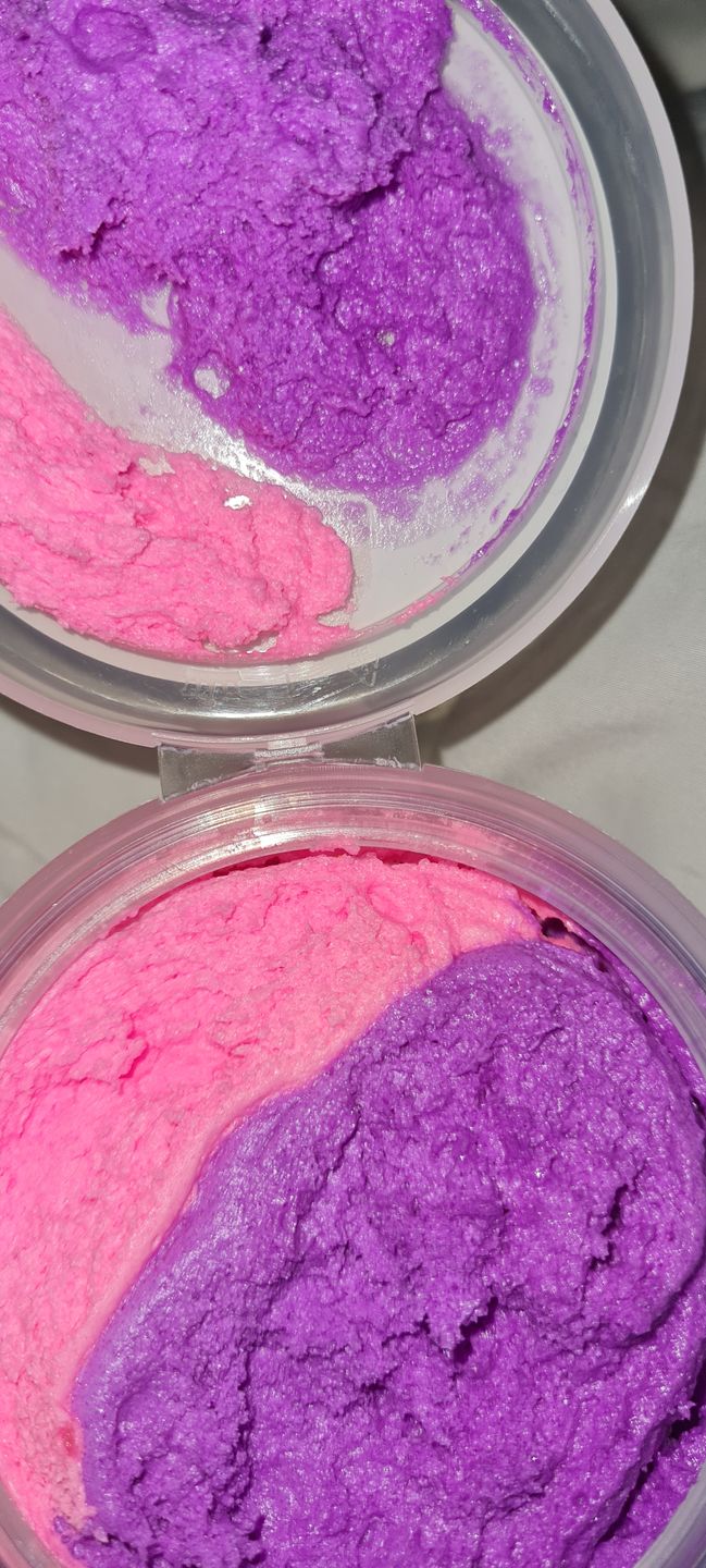 Customer photo review of Bubble Grape Gremlin Split Scrub