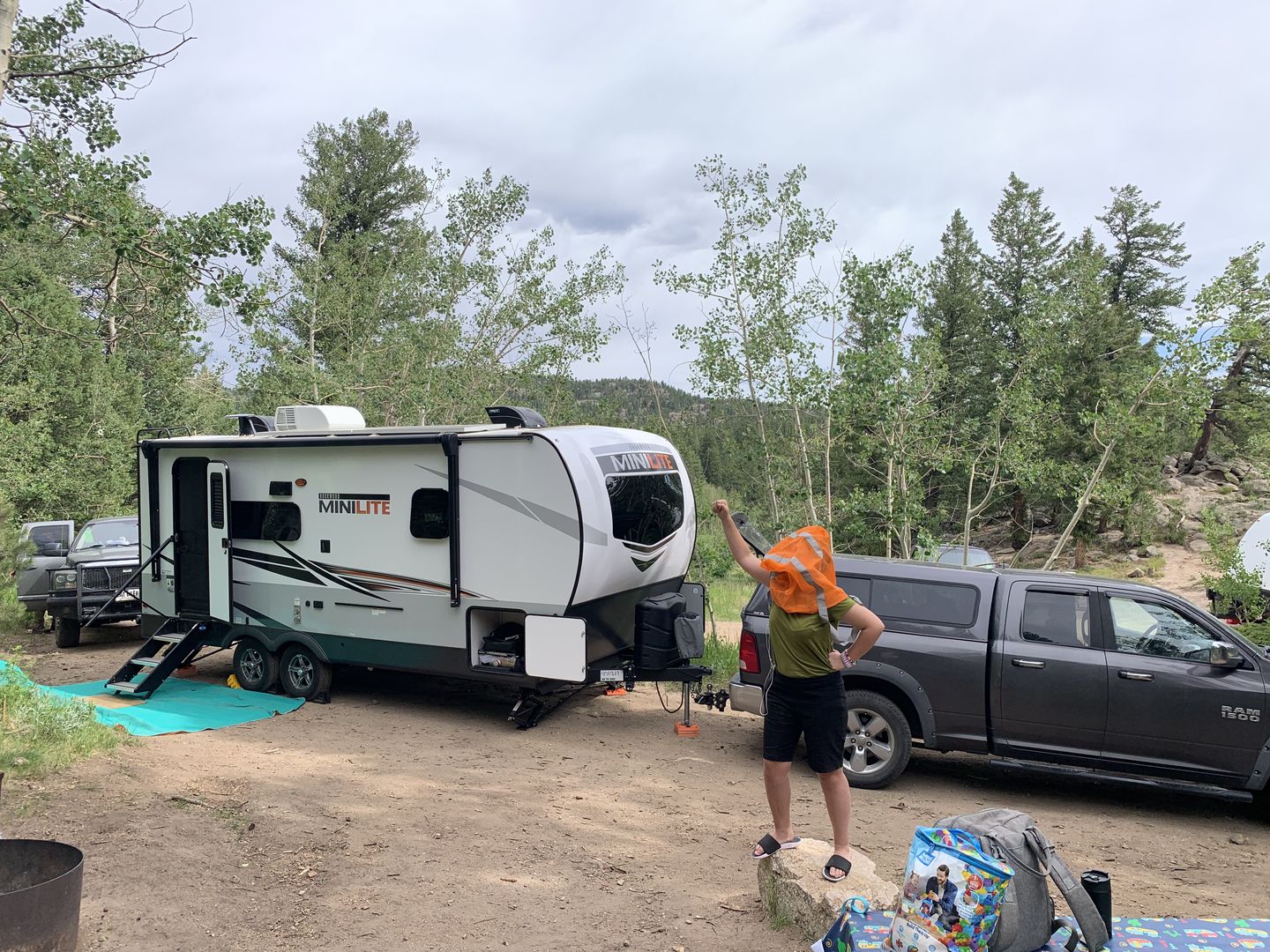 Customer photo review of CGEAR RV Sand-Free Mat