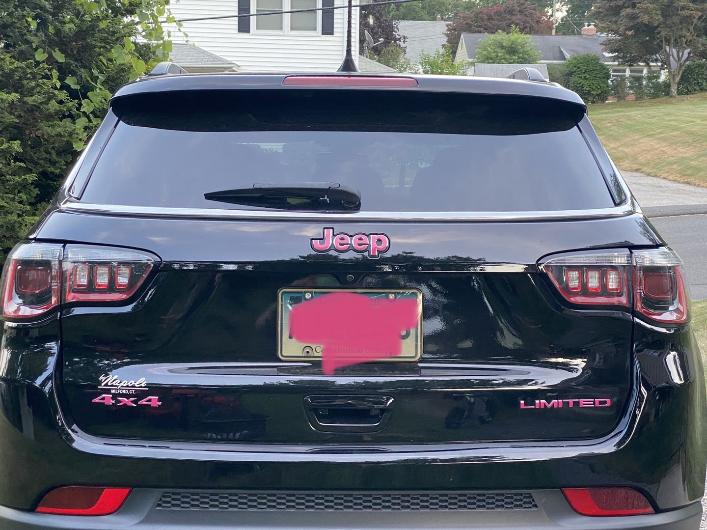 Customer photo review of 4x4 Custom Color Emblem Overlay Decal Sticker