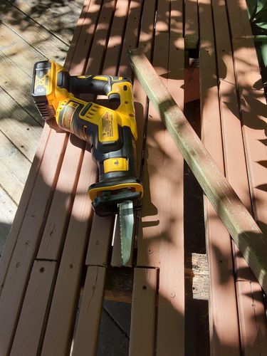 Customer photo review of DEWALT DCS367B 20V MAX XR Reciprocating Saw Compact (Tool Only)