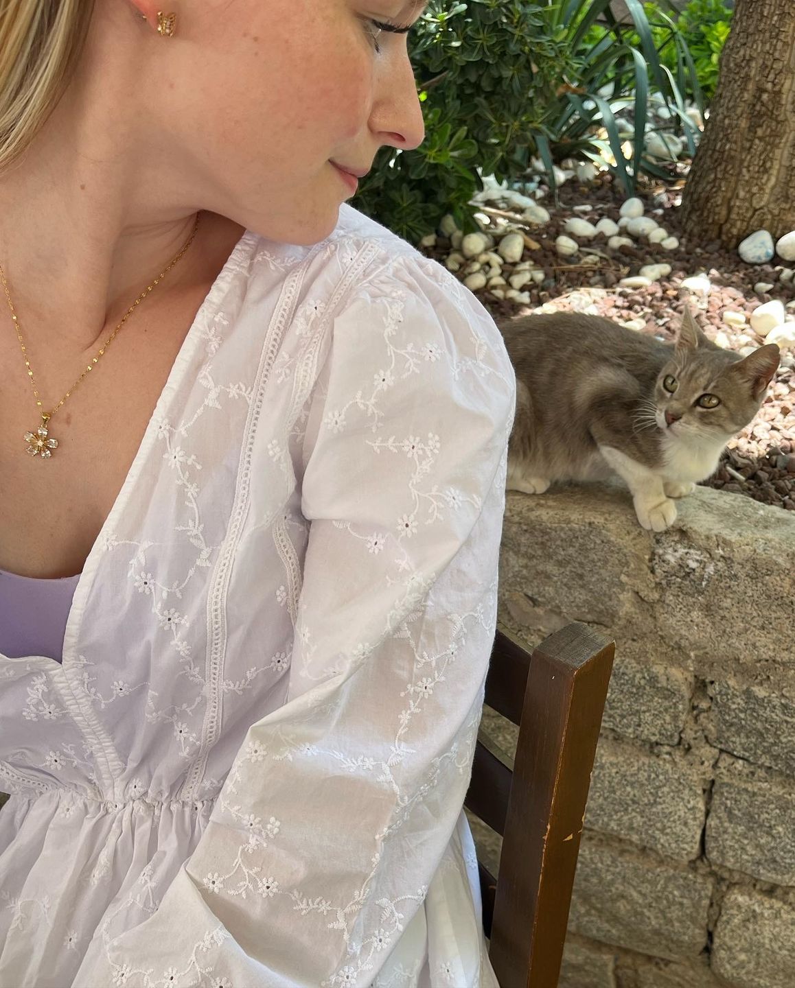Customer photo review of Sakura Flower Kette | 925 Echtsilber
