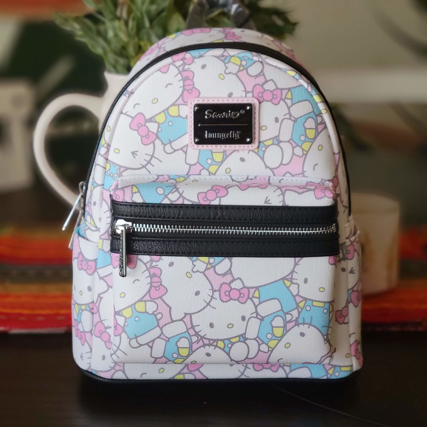 Customer photo review of 707 Street Exclusive - Loungefly Sanrio Hello Kitty Pastel Mini Backpack