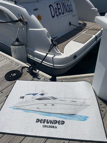 Customer photo review of Dri-Fit Short Sleeve Custom Boat Shirts (Front & Back)