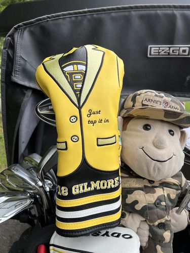 Customer photo review of GILMORE GOLD JACKET HEADCOVER