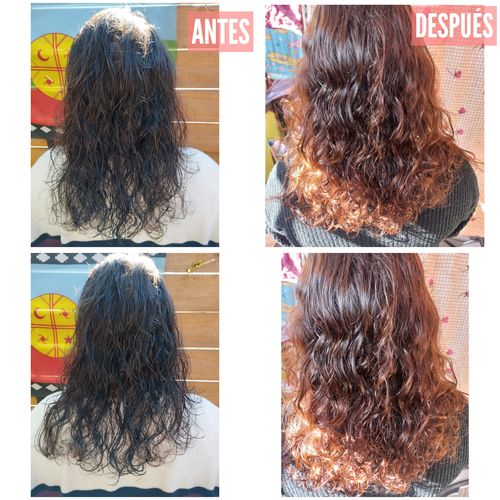 Reseña con foto de un cliente sobre Pack 3 Hennas Jamila Hair -  Cobrizo Natural y Duradero  👩🏼‍🦰