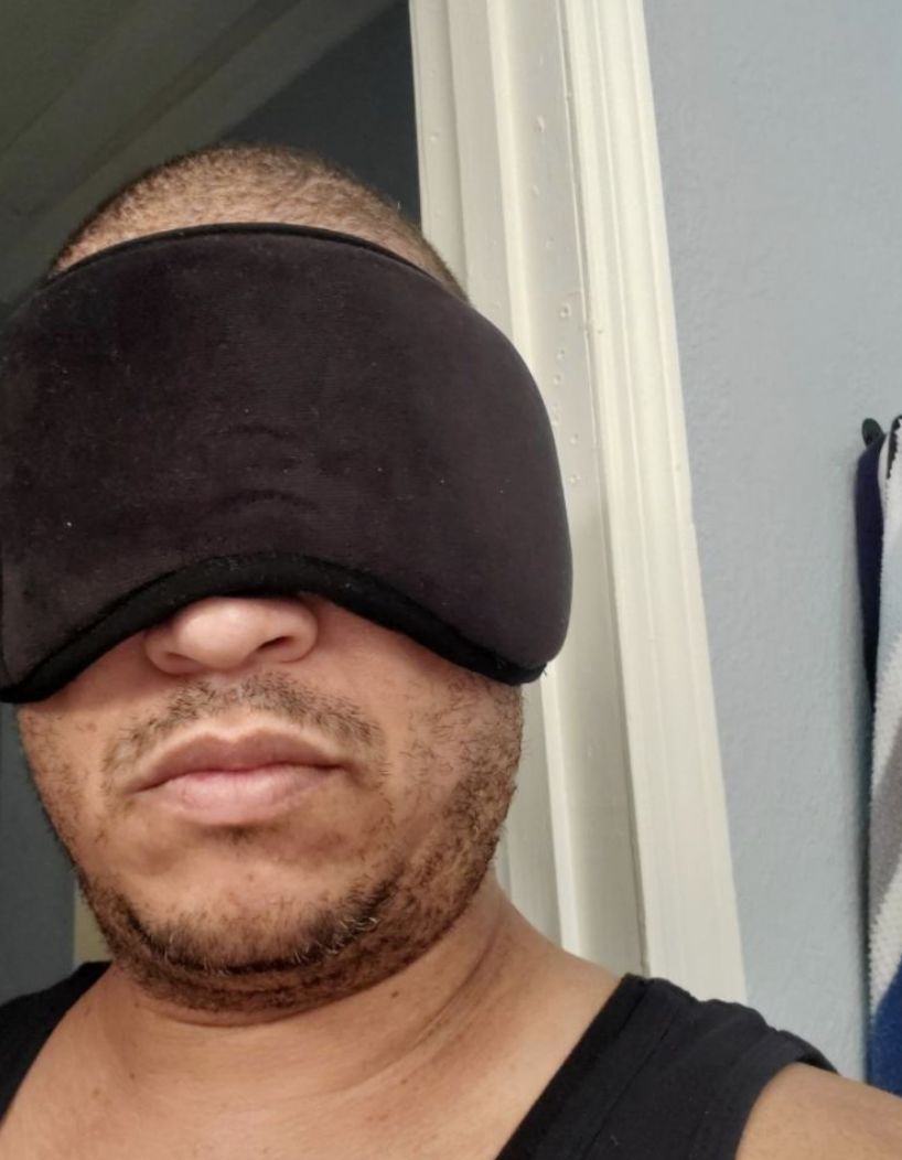 Customer photo review of SOUNDSLEEP MASK™ - 50% OFF TODAY