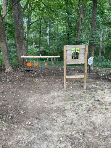 Customer photo review of 8" X 3/8" AR500 Steel Gong Shooting Target