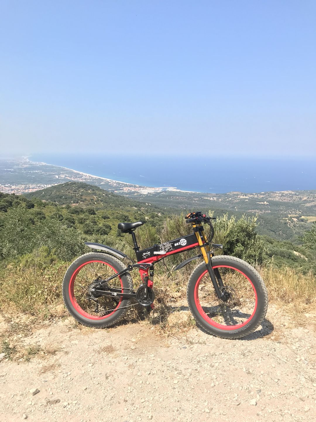 Customer photo review of Bezior X Plus Electric Mountain Folding Bike