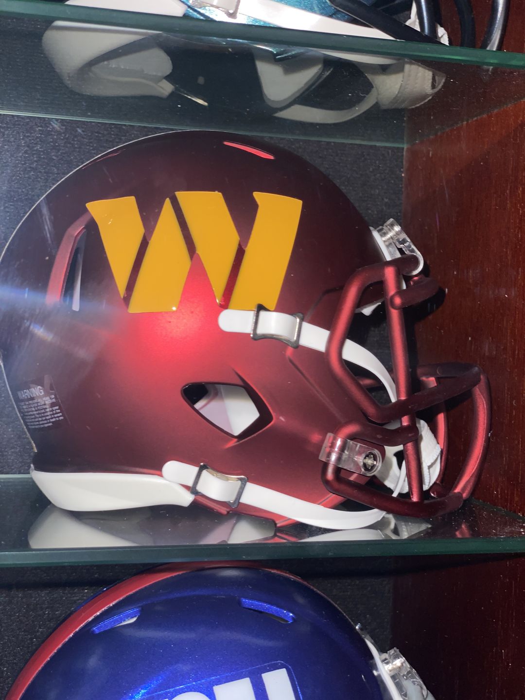 Customer photo review of Washington Commanders Riddell Speed Mini Football Helmet