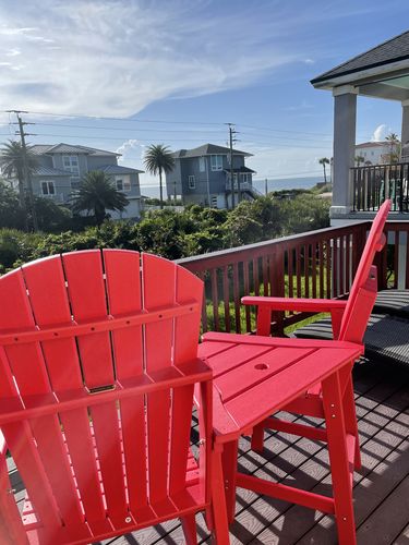 Customer photo review of DuraWeather Poly® Lakeside Counter Height Tete-a-tete