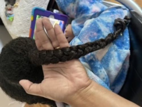 Customer photo review of "Tangle Slayer" Extreme Slip Detangling Conditioner