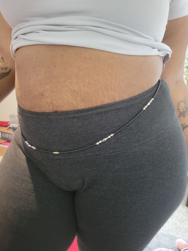 Customer photo review of Sheba Clasp Waist Beads