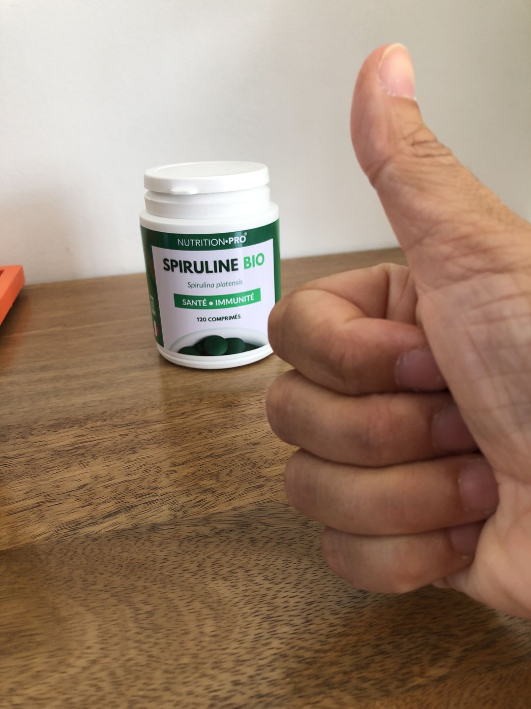 Customer photo review of SPIRULINE BIO - 120 COMPRIMÉS