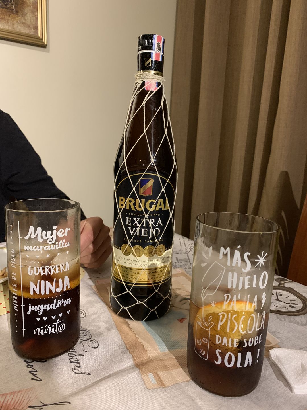 Customer photo review of Piscoleras Juego de 6 Vasos