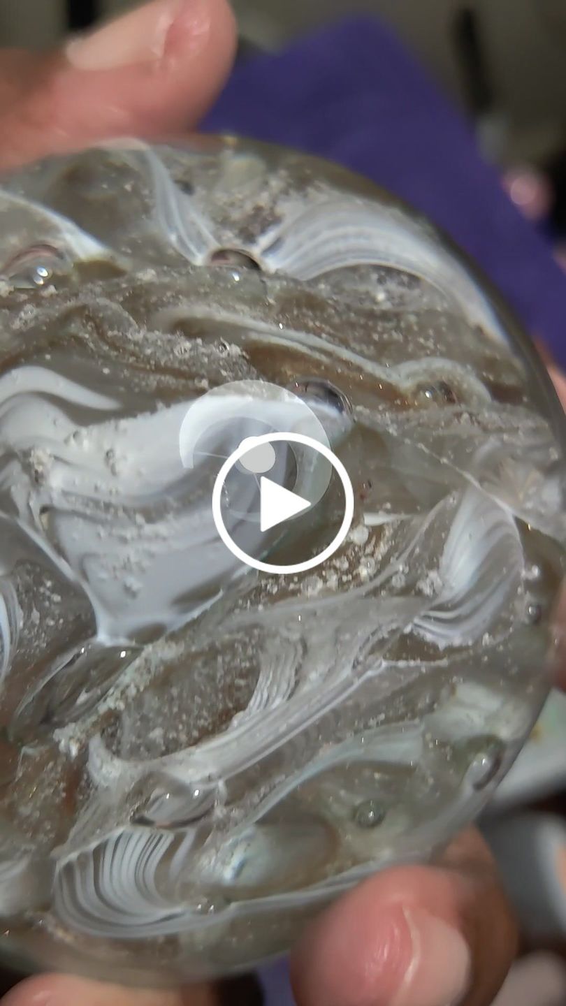 Customer video review of Cotton Candy Orb with Infused Cremation Ashes