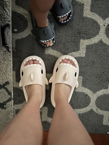 Customer photo review of Sharks Slippers Color Wars