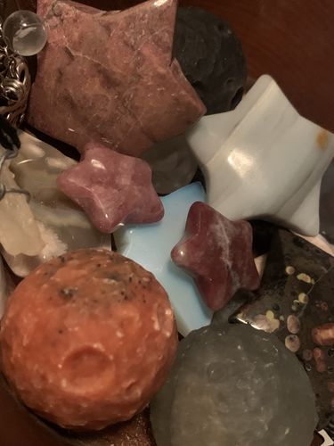 Customer photo review of Purple Rose Quartz Star