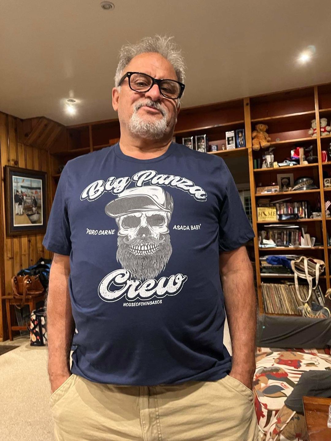 Customer photo review of Premium Big Panza Crew Chingon T-shirt