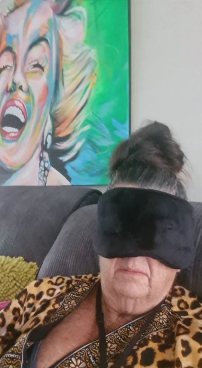 Customer photo review of SOUNDSLEEP MASK™ - 50% OFF TODAY