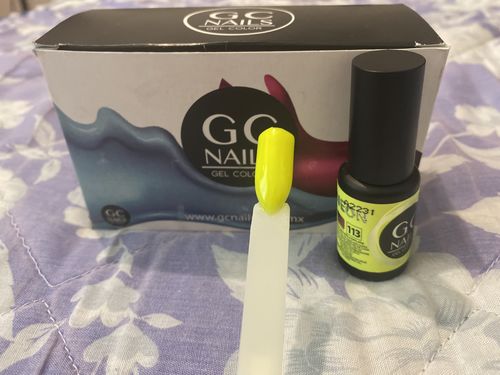 Customer photo review of Gel Bel-Color Maracuya Glow #113 12 ml GC Nails