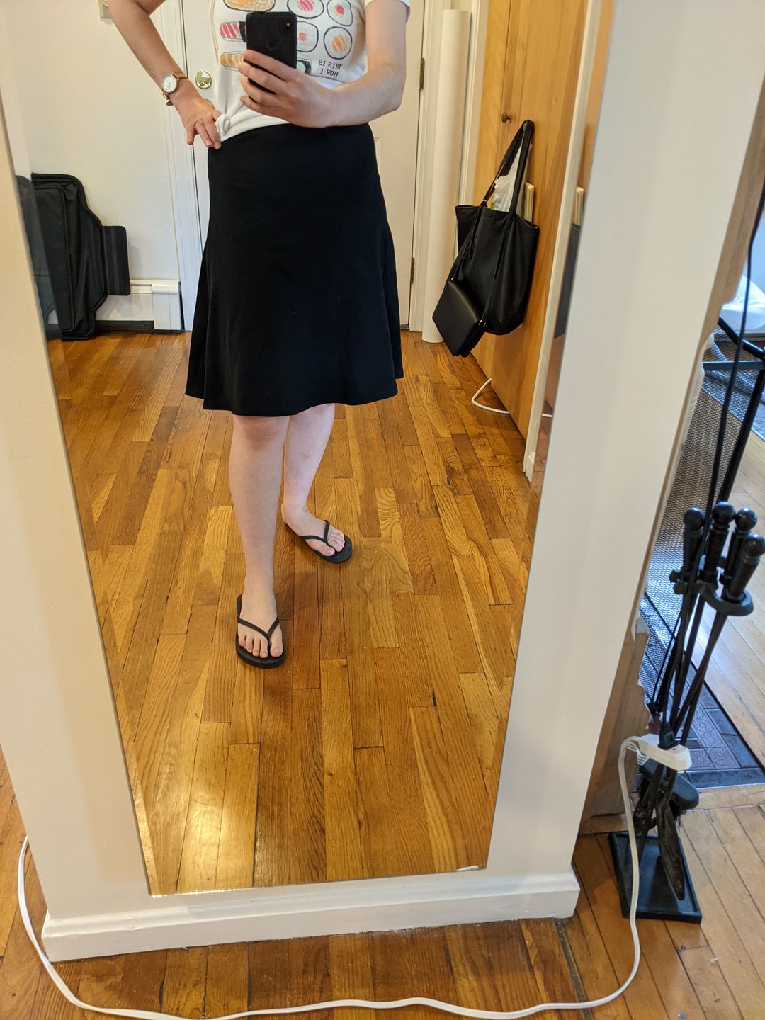 Customer photo review of MM COTTON FIT N FLARE - BLACK