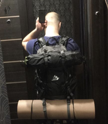 Customer photo review of 60L hiking backpack - Bergen rucksack - Waterproof trekking