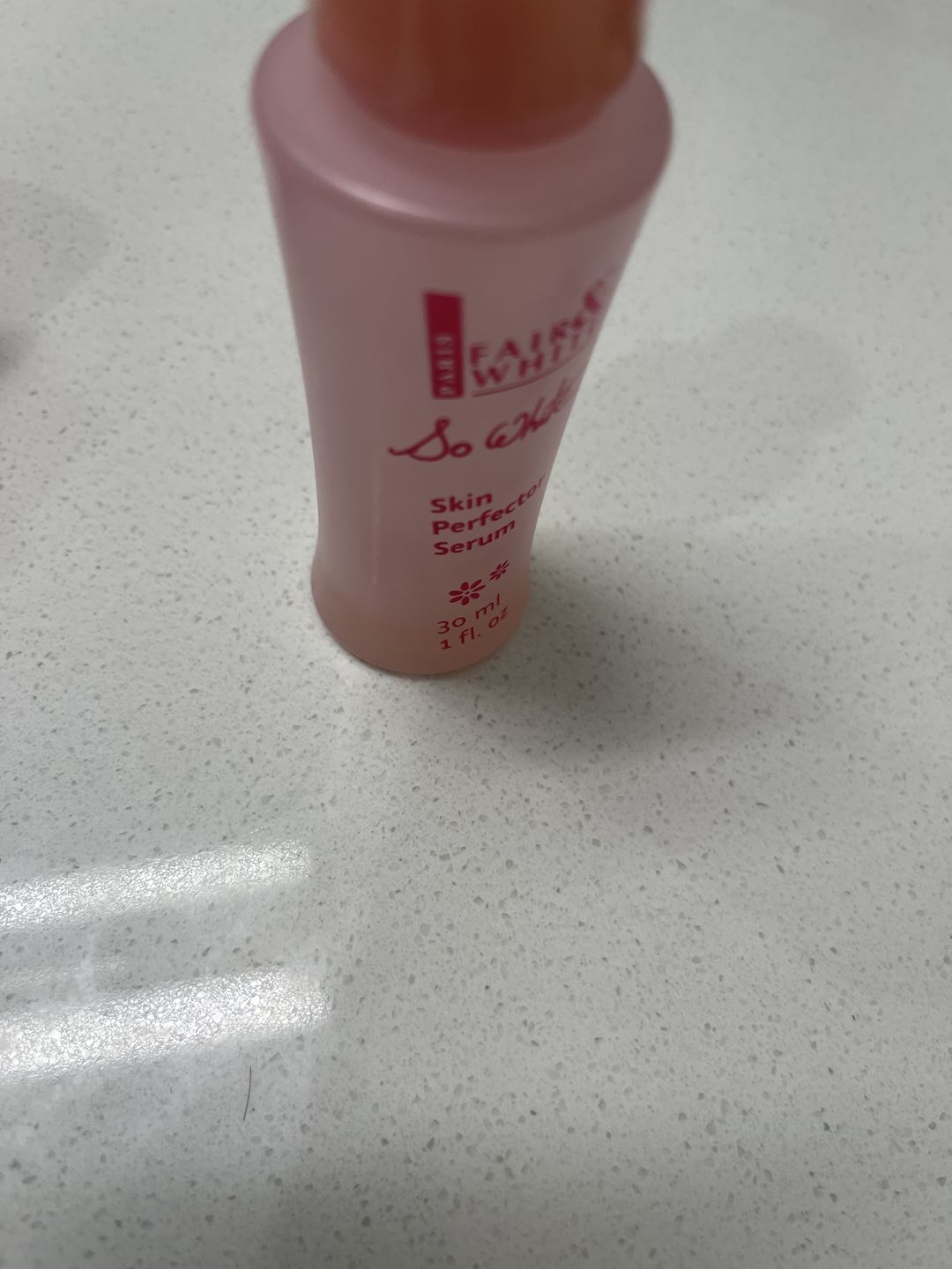 Customer photo review of Fair and White So White Skin Perfector Serum 30ml / 1 fl oz