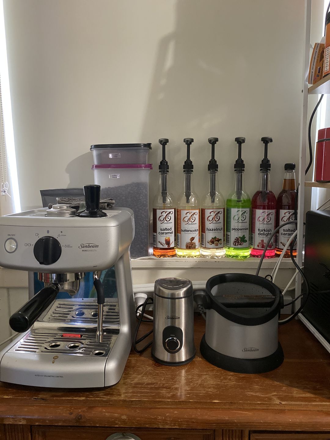 Customer photo review of Salted Caramel Coffee Syrup